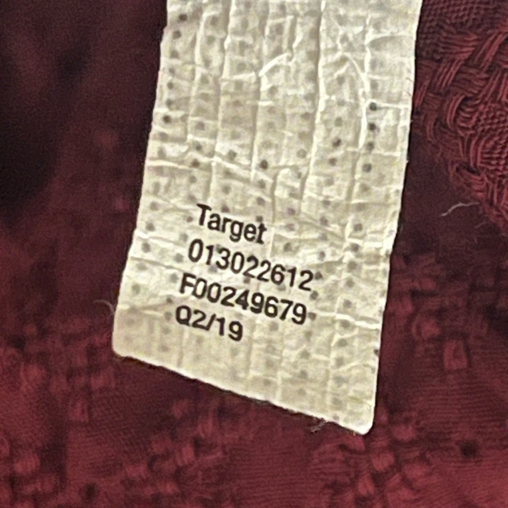 Universal Thread Cranberry Flutter Sleeve Blouse … - image 3